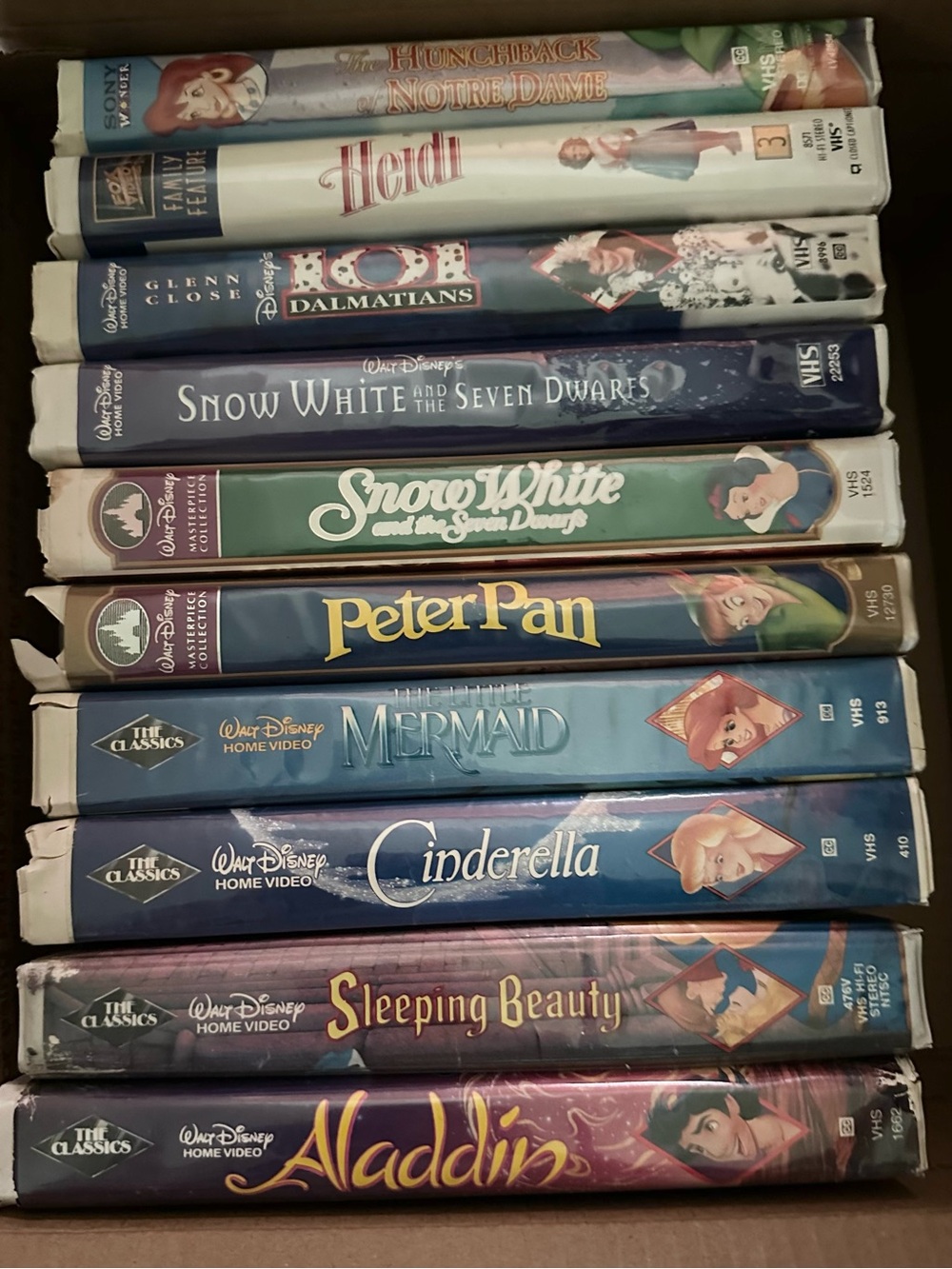VHS Disney Movies